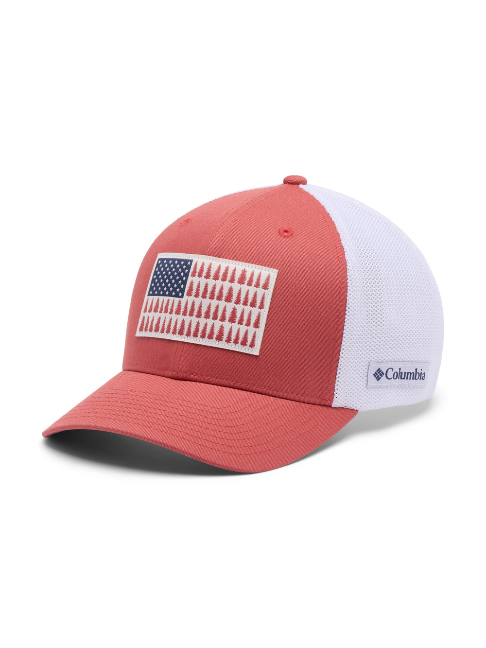 Unisex Adult PFG Logo Mesh Ball Cap | Washed Red | Size S
